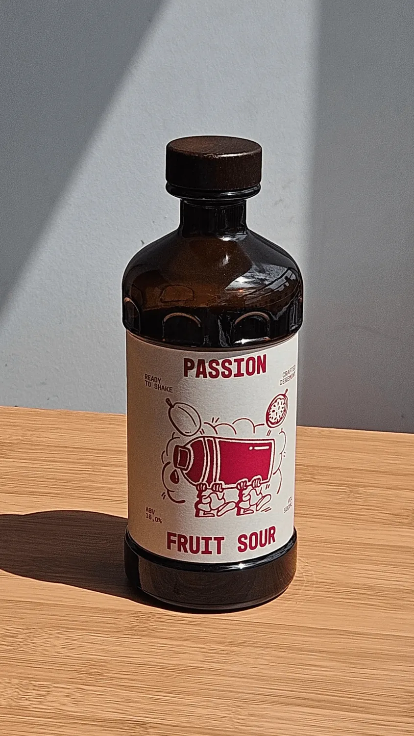 Cocktail Ceremony Passion Fruit Sour ready to drink tropicale
