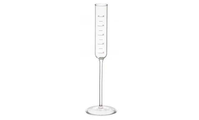 Showbar Test Tube Meter Cup Bicchiere Vetro 60 ml 2 Pezzi