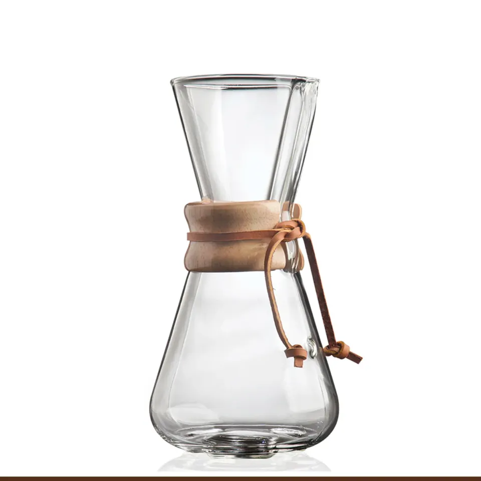 Chemex Classic caffettiera vetro 3 tazze pour over