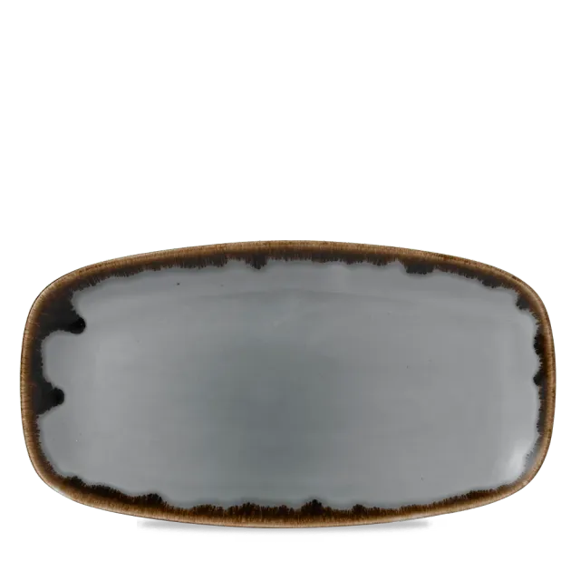 Showbar Harvest Grey piatto oblong 35,5x18,9cm 6 pezzi