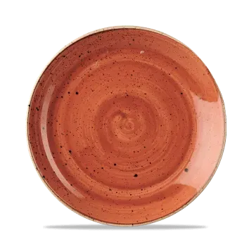 Churchill Stonecast Rosso Mattone piatto piano 21,7 cm 6 pz