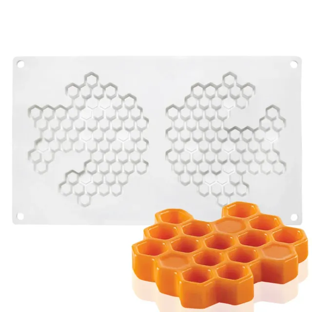 Cocktail Ceremony Honeycomb stampo silicone nido d'ape 2 file