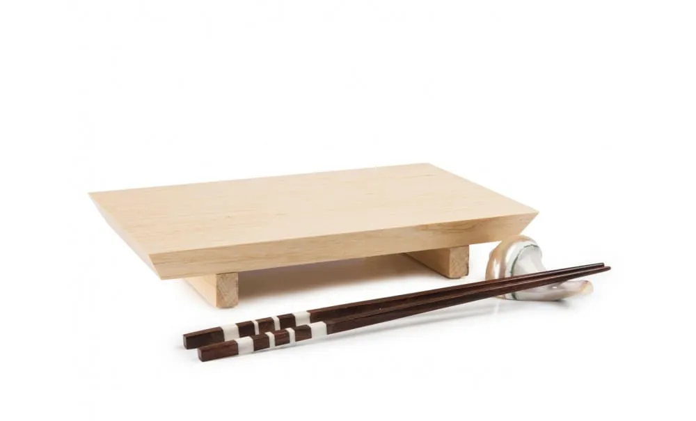 Showbar Ikaria piatto legno 24x15 cm portata