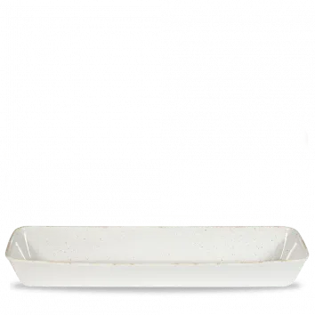 Churchill Stonecast teglia rettangolare 53x16cm orzo bianco