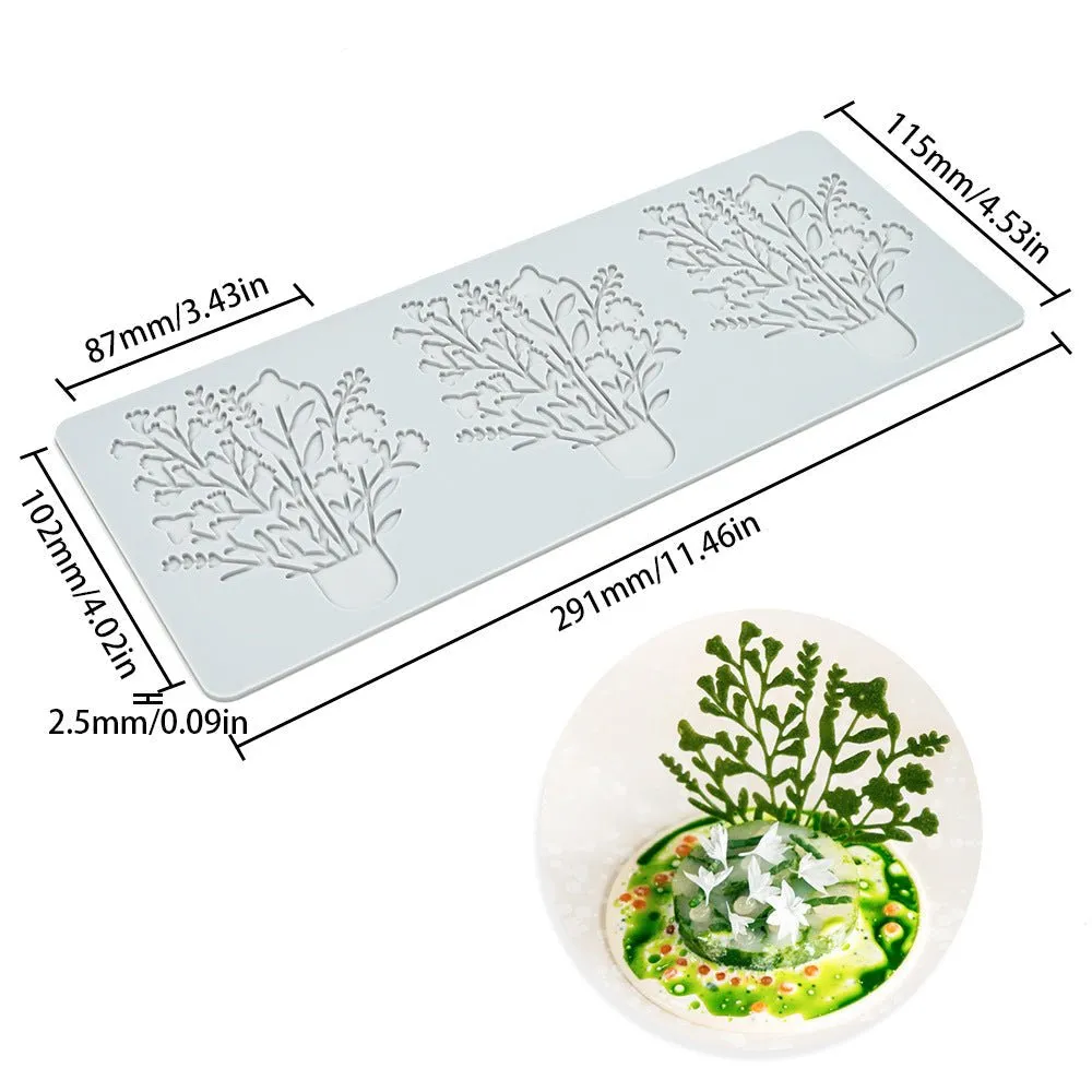 Cocktail Ceremony Small Leafs stampo silicone foglie piccole aliment
