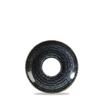 Churchill Studio Prints Nero piattino caffè 11,8 cm 6 pezzi