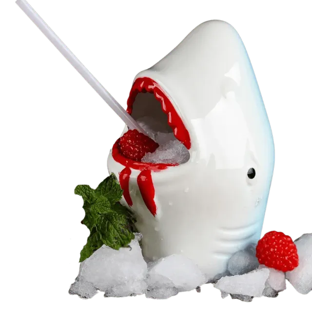 Cocktail Ceremony Great White Shark tiki mug ceramica 350 ml