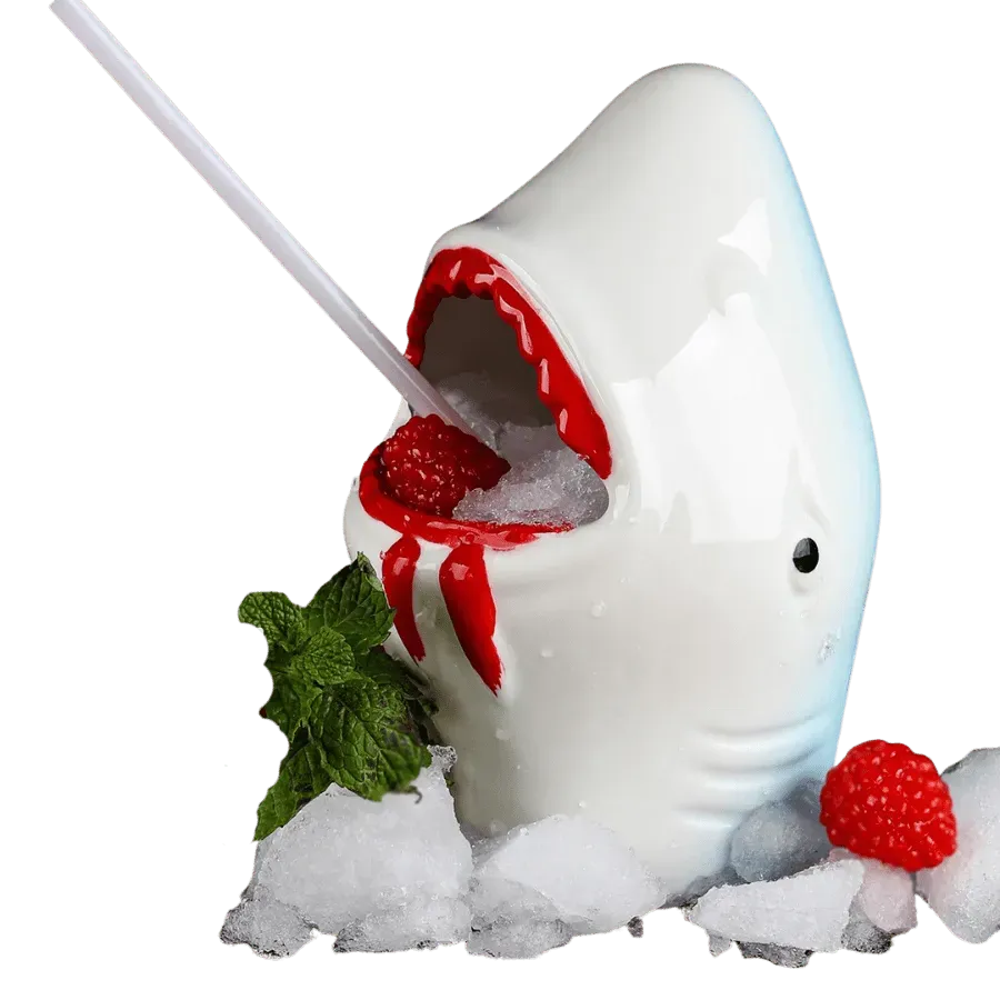 Cocktail Ceremony Great White Shark tiki mug ceramica 350 ml