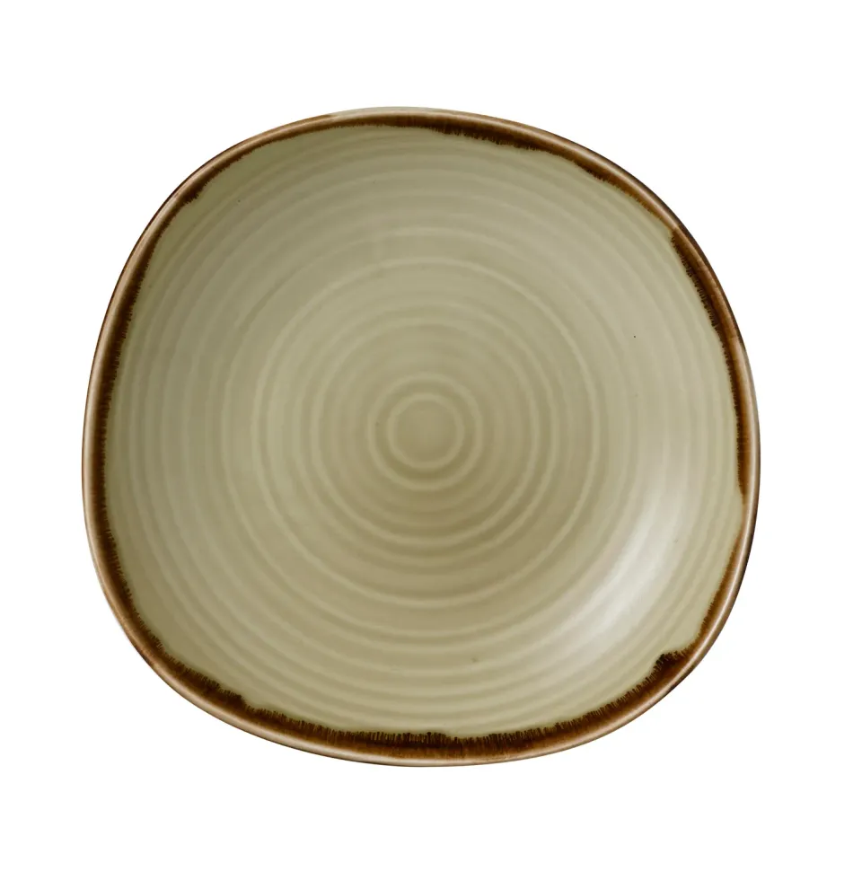 Showbar Harvest Linen Bowl Wobbly 29,5cm 6pz Beige