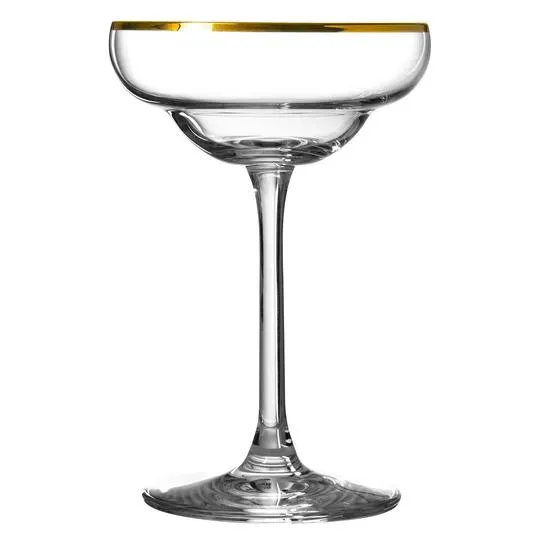Urban Bar Coley Gold Rim coppa coupe 17 cl 6 pezzi