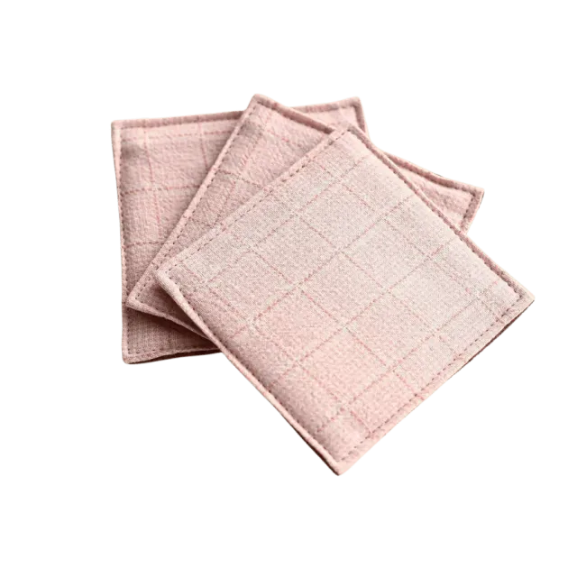 Cocktail Ceremony Sottobicchiere Stoffa 9x9 Jacquard Arancio Rosa 1 pz