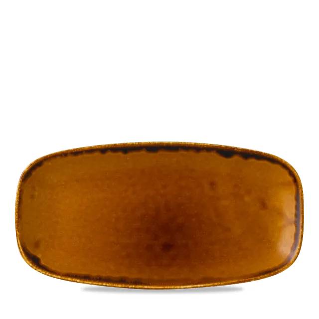 Showbar Harvest Brown piatto oblungo 29,8x15,3 cm 6 pezzi stoneware