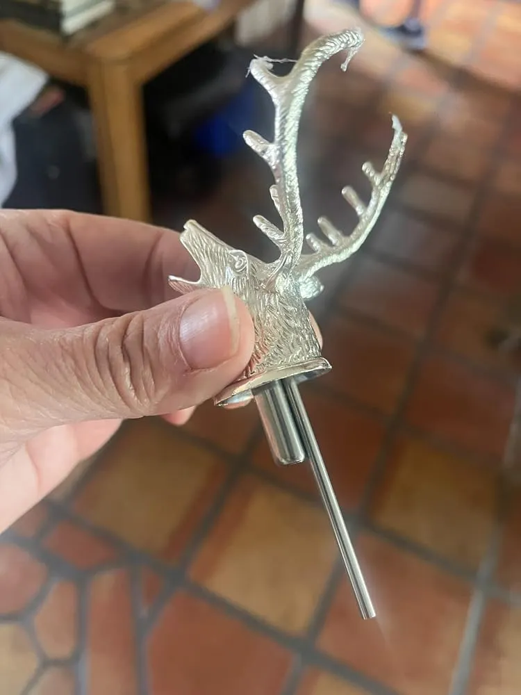 Cocktail Ceremony Deer versatore bottiglia silver cervo