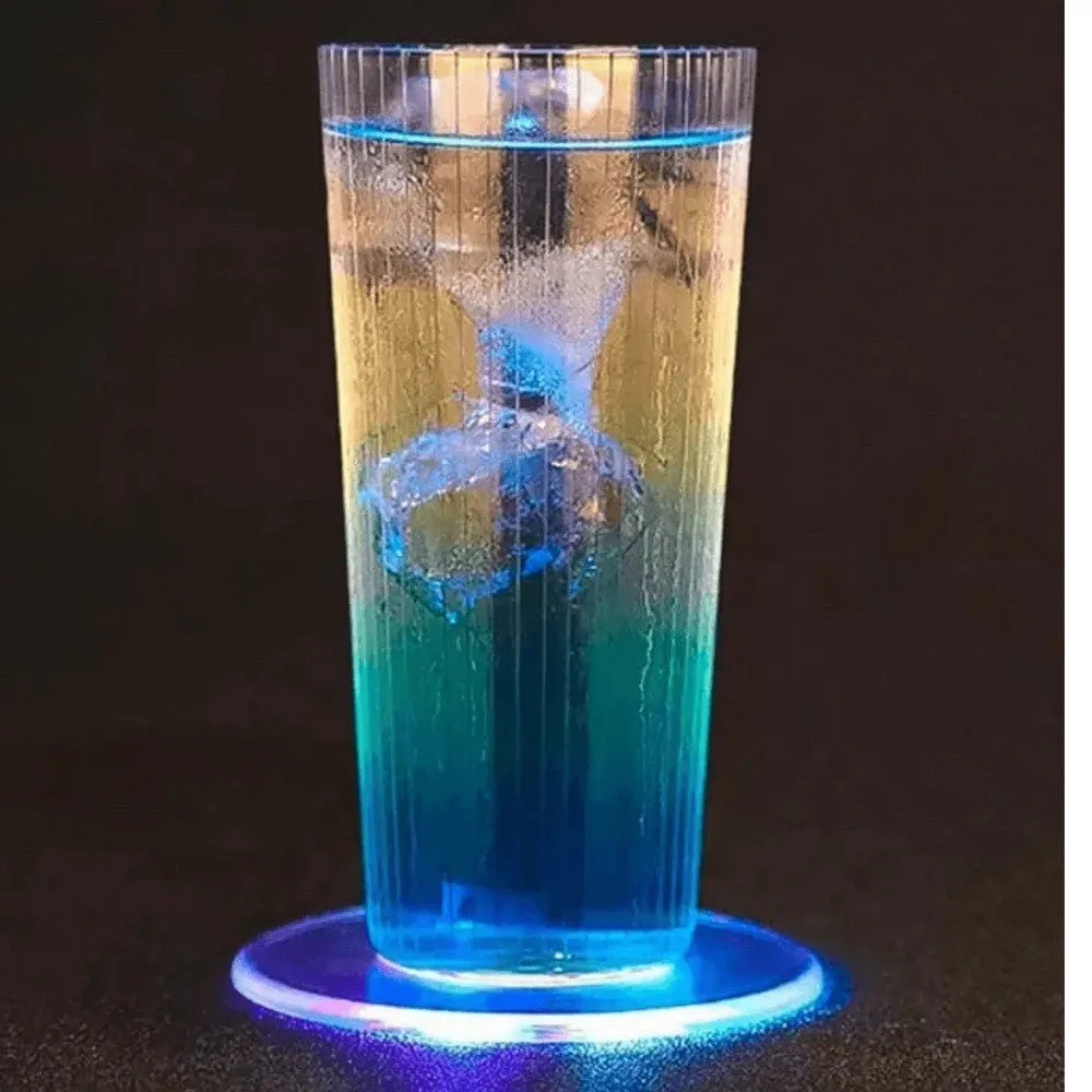 Cocktail Ceremony Coasters sottobicchieri LED 100 mm bianchi