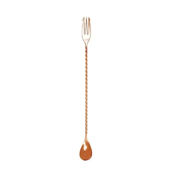 Showbar Lorraine bar spoon rame 30 cm con tridente