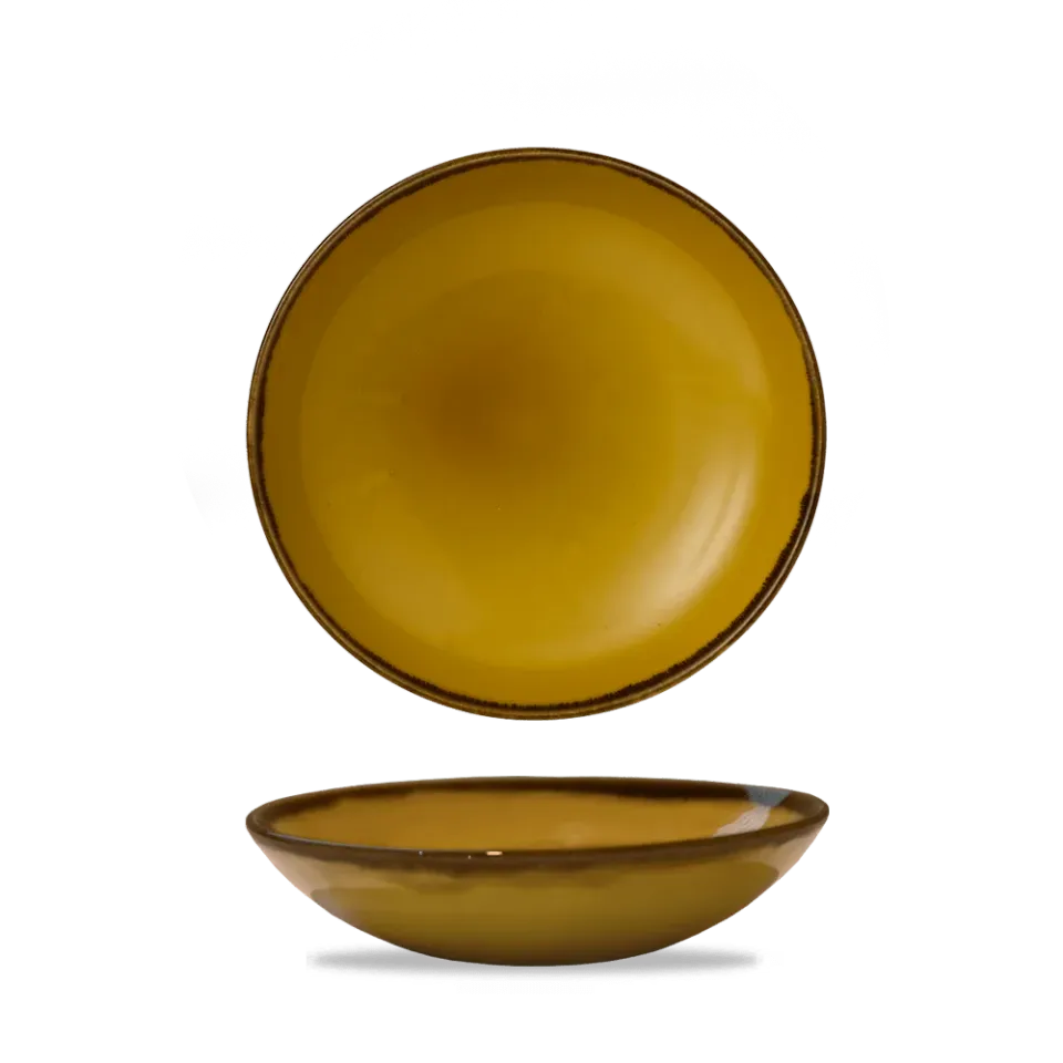 Showbar Harvest Coupe Bowl 18,2 cm senape 6 pezzi