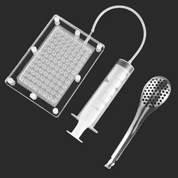 Cocktail Ceremony Caviar Dropper sferificazione 96 fori