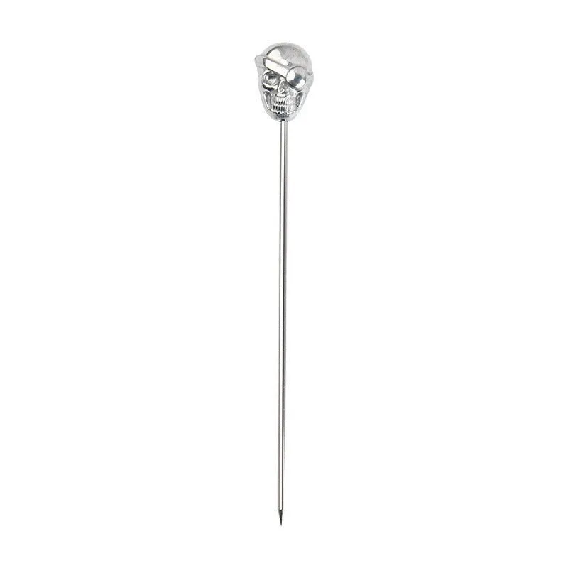 Cocktail Ceremony Skull picks acciaio set 10 pezzi 11 cm