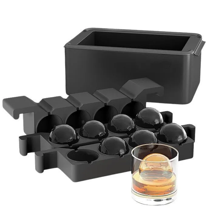 Cocktail Ceremony stampo ghiaccio 8 sfere silicone