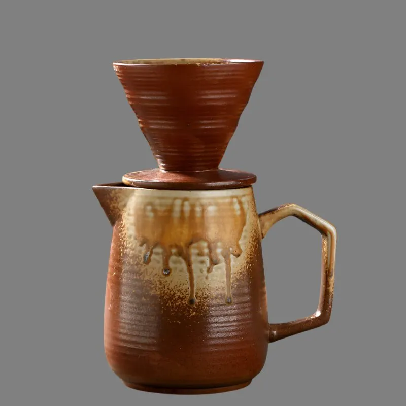 Cocktail Ceremony V60 dripper caffè ceramica giallo terra