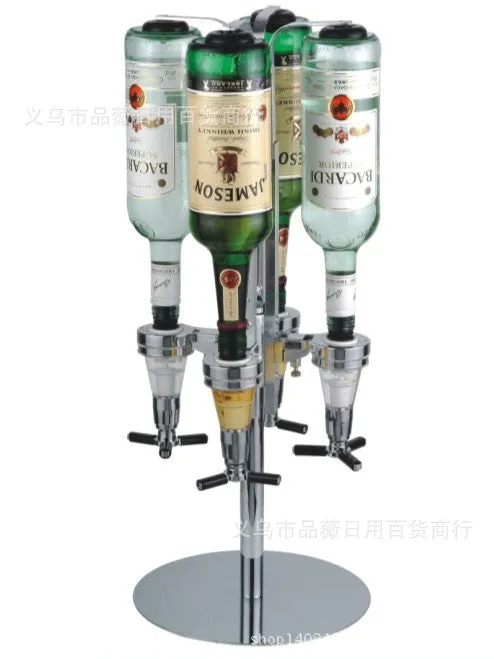 Cocktail Ceremony rack 4 versatori dosatori 25ml auto-pour