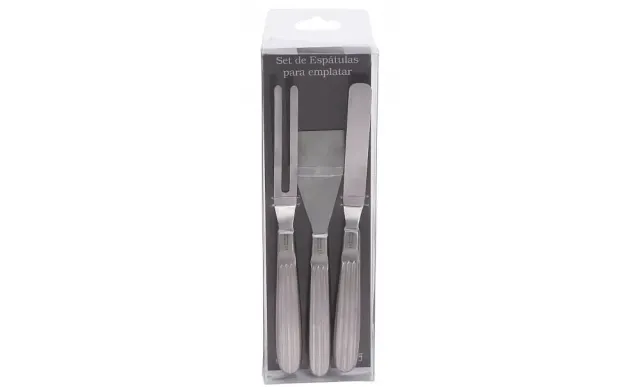 Showbar kit spatole impiattamento 3 pezzi 19 cm