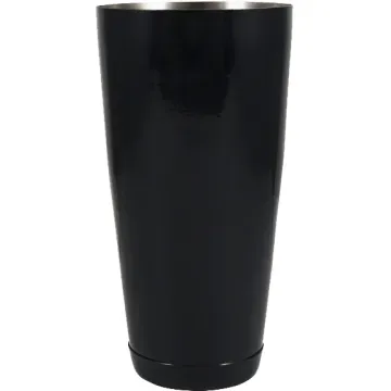Showbar Boston Shaker Nero Shaker 2 Pezzi Acciaio
