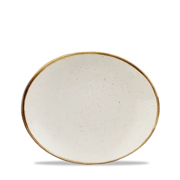Churchill Stonecast bianco vassoio ovale 19,2 cm 6 pezzi