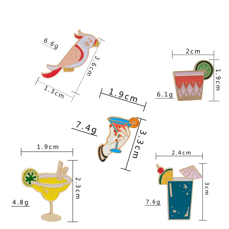 Cocktail Ceremony Cocktails Pin spilla smaltata highball