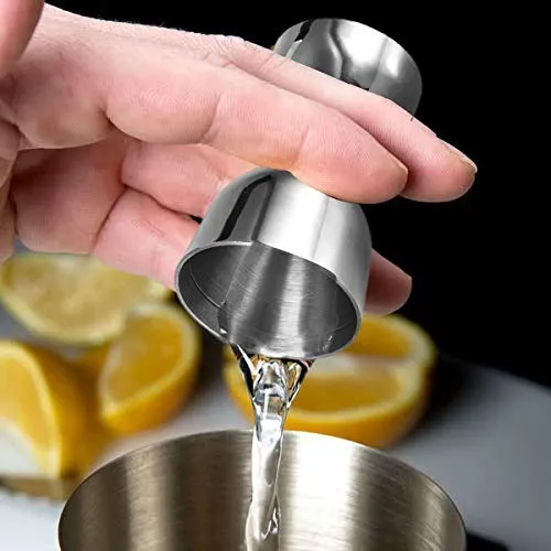 Sky Fish Jigger Cocktail Acciaio Argento 30-60 ml Doppio