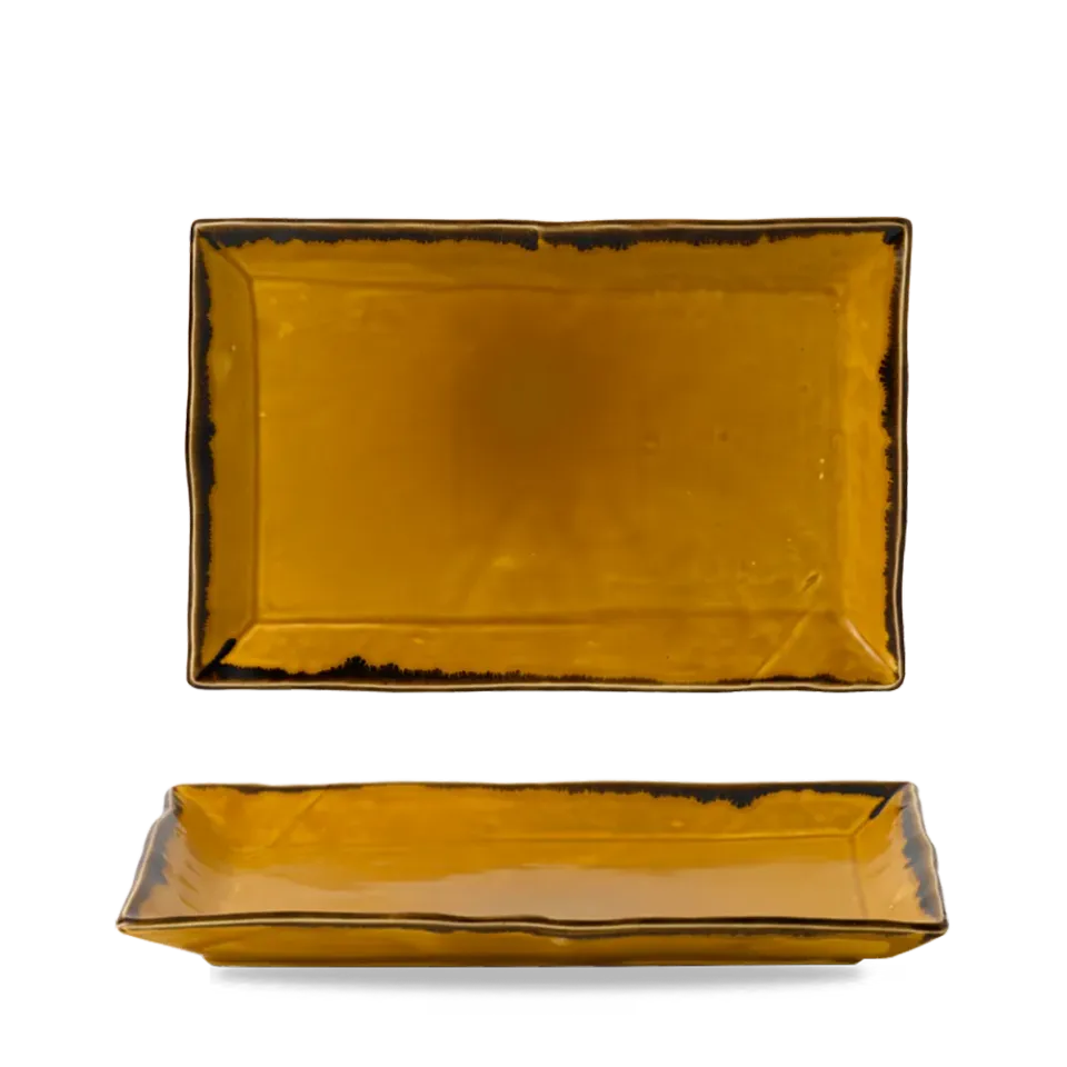 Showbar Harvest Mustard vassoio rettangolare 34,5x23,3cm 6 pezzi
