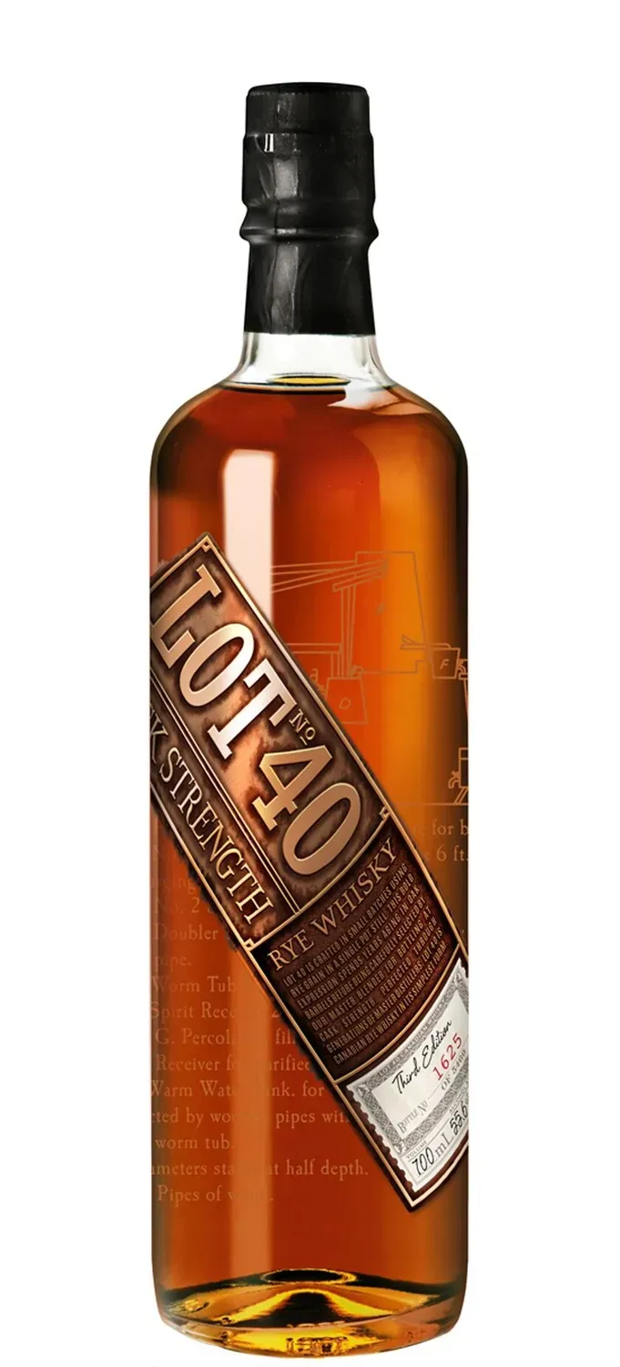 Lot No. 40 Rye Cask Strength whisky 70cl segale