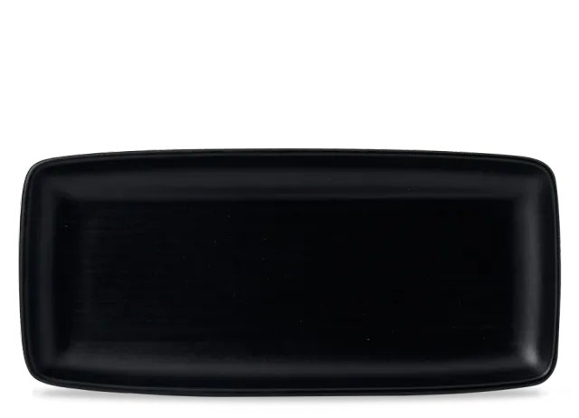 Showbar Evo Jet vassoio rettangolare 36 cm conf. 6 pezzi nero