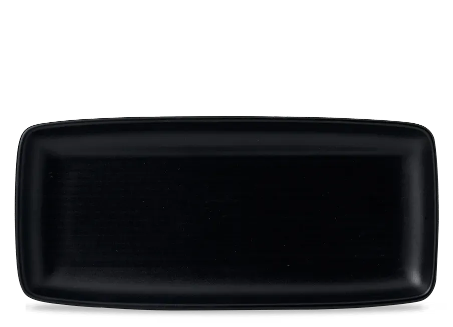 Showbar Evo Jet vassoio rettangolare 36 cm conf. 6 pezzi nero