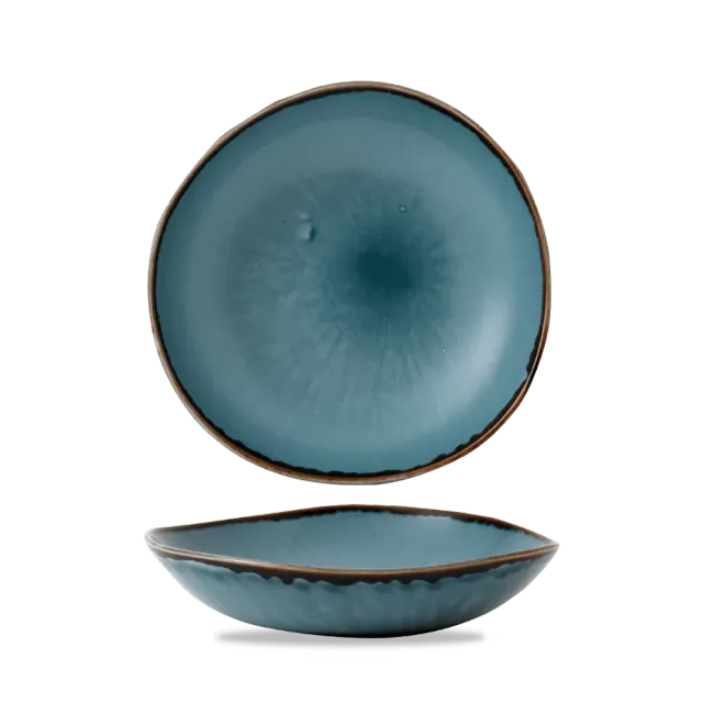 Showbar Harvest Blue Bowl Tonda 25,3 cm 6 Pezzi