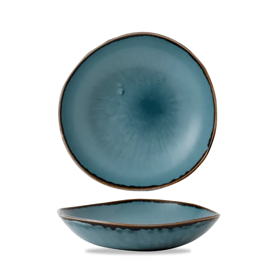 Showbar Harvest Blue Bowl Tonda 25,3 cm 6 Pezzi