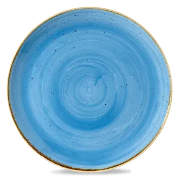 Showbar Stonecast Blu Piatto Piano 32,4 cm 6 Pezzi