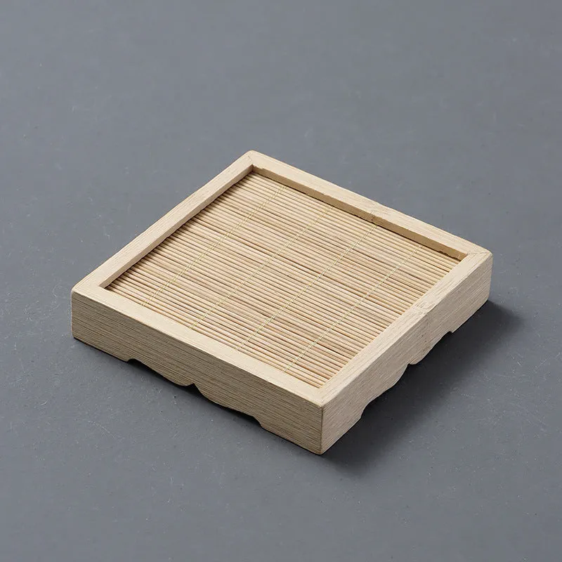 Cocktail Ceremony Bamboo Coasters sottobicchieri 10x10 set 6 bambù