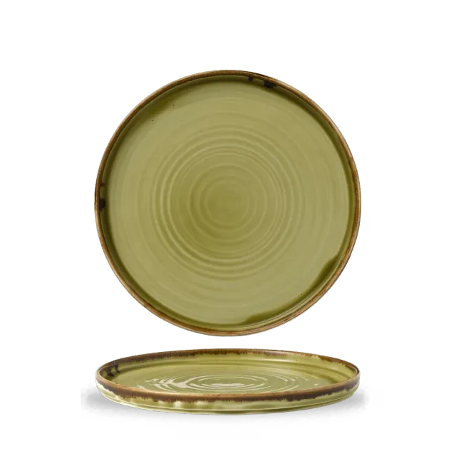 Churchill Harvest Piatto Walled 26 cm 6 Pezzi Verde