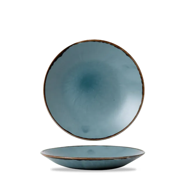 Showbar Harvest Blue Deep Coupe piatto fondo 25,5 cm 6 pezzi blu