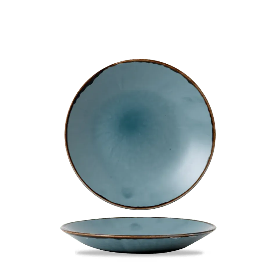Showbar Harvest Blue Deep Coupe piatto fondo 25,5 cm 6 pezzi blu