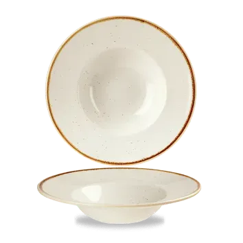 Showbar Stonecast Bianco Puntinato piatto falda 24 cm 6 pezzi