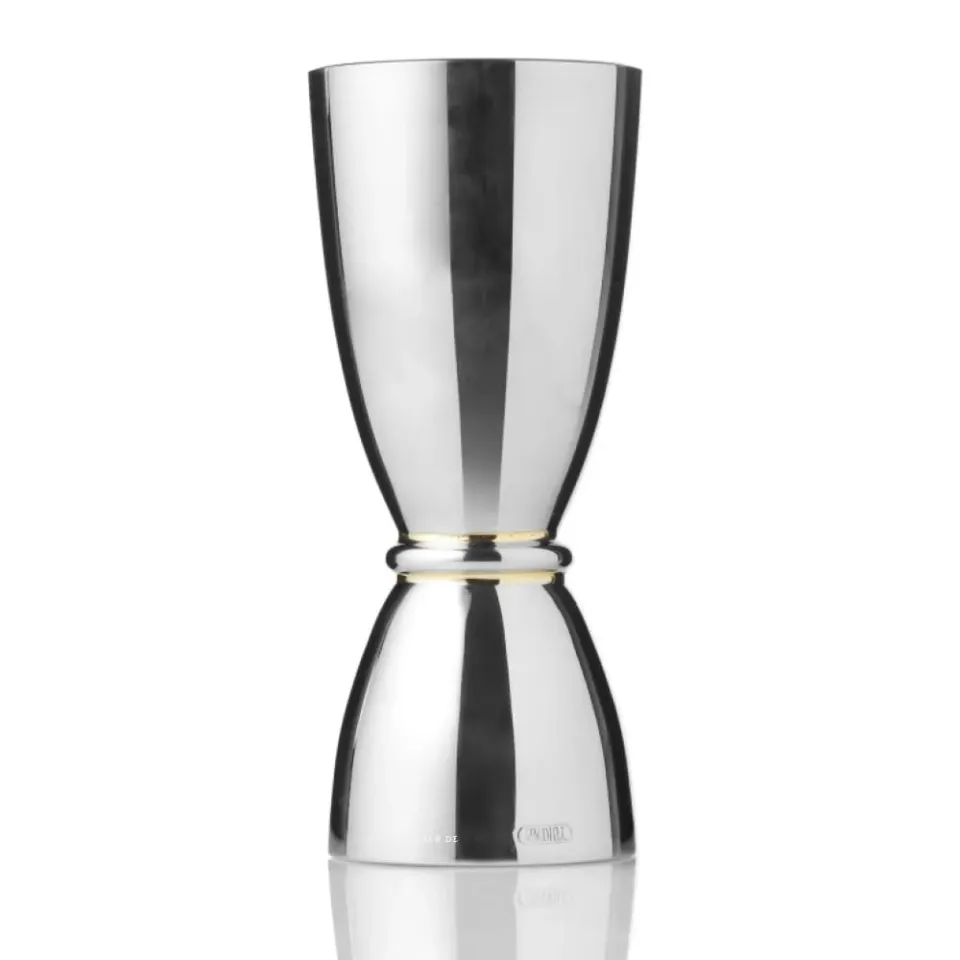 Showbar Lorraine Jigger U Shape Mirror 20-40 ml Argento Oro