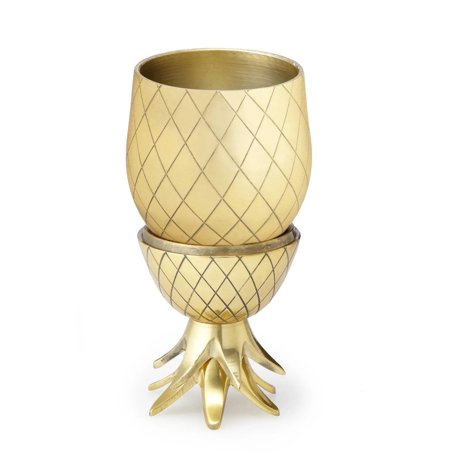Pineapple Drinks Bicchiere Ananas Long Drink Tiki Oro