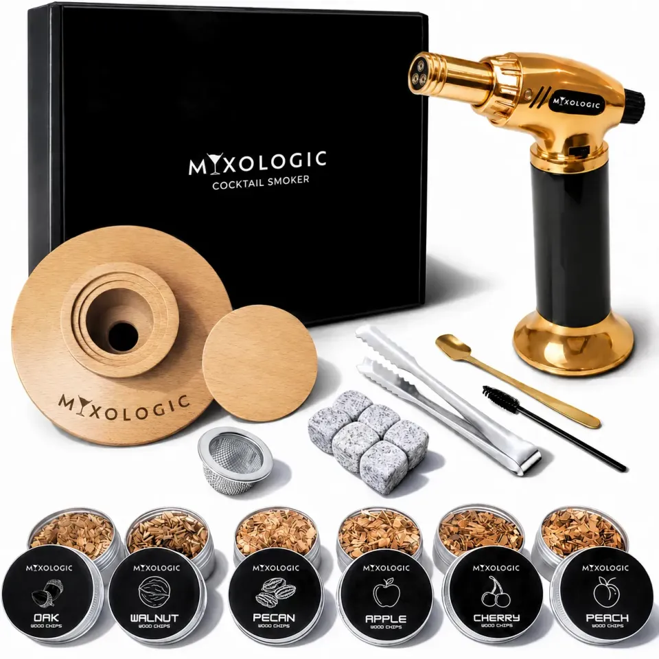Mixologic kit affumicatore cocktail classico con chips