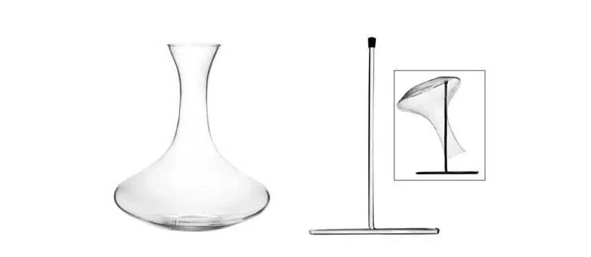 Showbar Porta Decanter in Filo Metallico