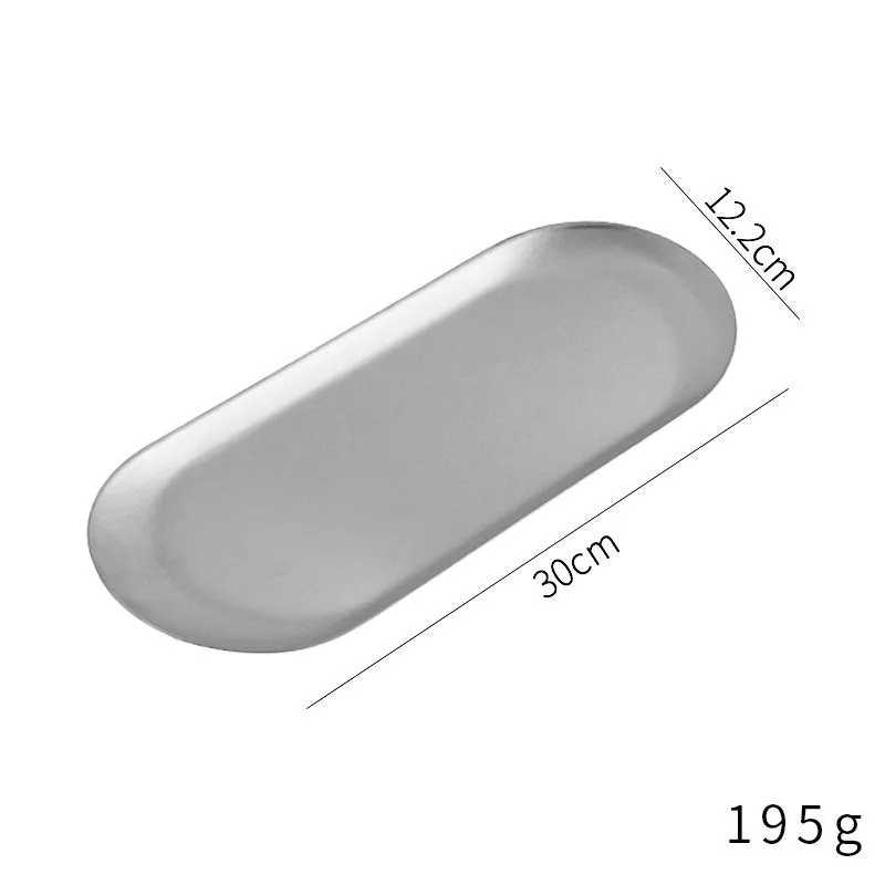 Cocktail Ceremony vassoio servizio acciaio 30x12,2 cm specchio