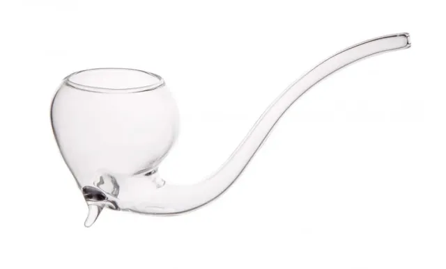 Showbar Sherlock Pipa bicchiere vetro 150 ml pipa curva