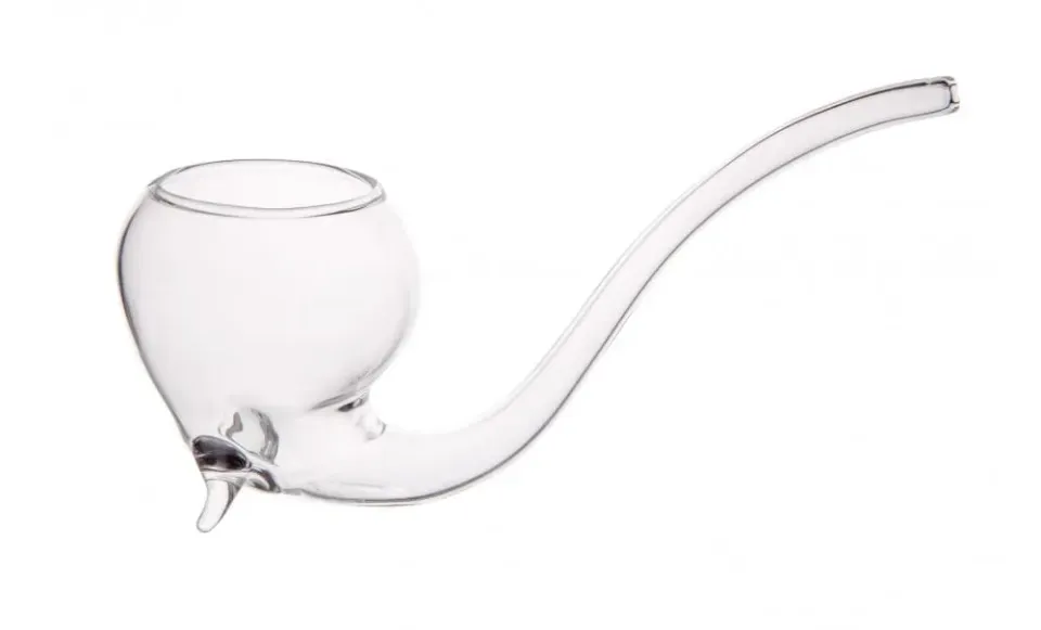 Showbar Sherlock Pipa bicchiere vetro 150 ml pipa curva