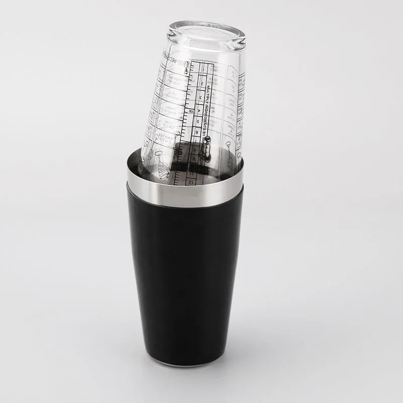 Cocktail Ceremony shaker boston vinyl nero antiscivolo